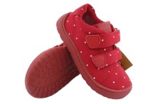 Detské barefoot topánky Protetika Roby red