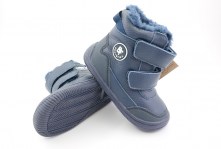 Zimná barefoot detská obuv Tarik Navy