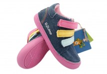 Detské plátené topánky D.D.Step C078-311A ROYAL BLUE