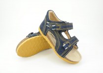 Detské sandále Protetika ORS T 32 Rimini modro-žlté vzor 93