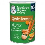 Gerber Organic CHRUMKY Pšenično-ovsené s mrkvou a pomarančom (od ukonč. 10. mesiaca) 1x35 g 