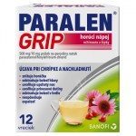 PARALEN GRIP horúci nápoj echinacea a šípky plo por 500 mg/10 mg, 1x12 vrecúšok 